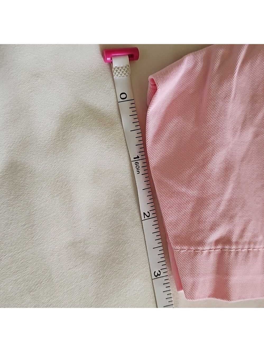 Polo by Ralph Lauren Pink Bermuda Shorts with Embroidered Butterflies - Picture 9 of 13
